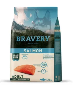Bravery Adulto Raza Mediana/Grande - Salmon 12 kg
