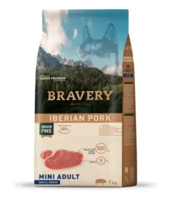 Bravery Adulto Razas Pequeñas - Cerdo Iberico 7 kg