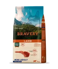 Bravery Adulto Raza Pequeña - Cordero 7 kg