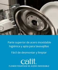 Alternative view of Catit Fuente Bebedera de Acero Inoxidable 3L