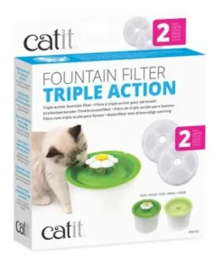 Catit Filtro Triple Accion Fuente 3 Litros - 2 unidades