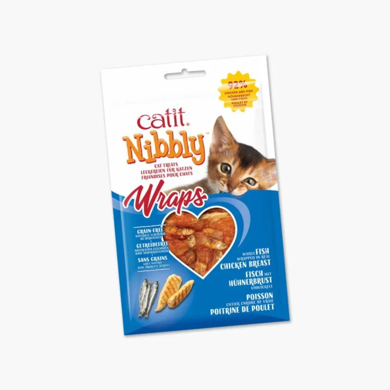 Catit Nibbly Wraps Pollo y Pescado 30 gr