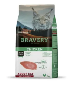 Bravery Gato Esterilizado – Pollo 7 kg