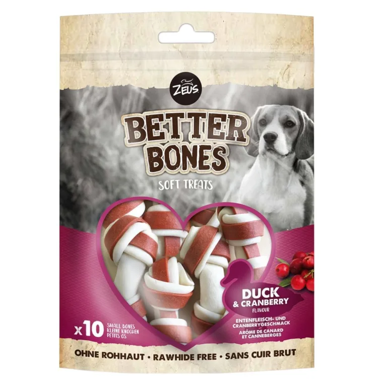Zeus Better Bones Huesitos - Pato y Arandanos 219 Grs