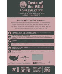 Alternative view of Taste of the Wild Lowland Creek 6,6 kg