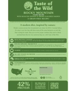 Alternative view of Taste of the Wild Rocky Mountain 6,6 kg