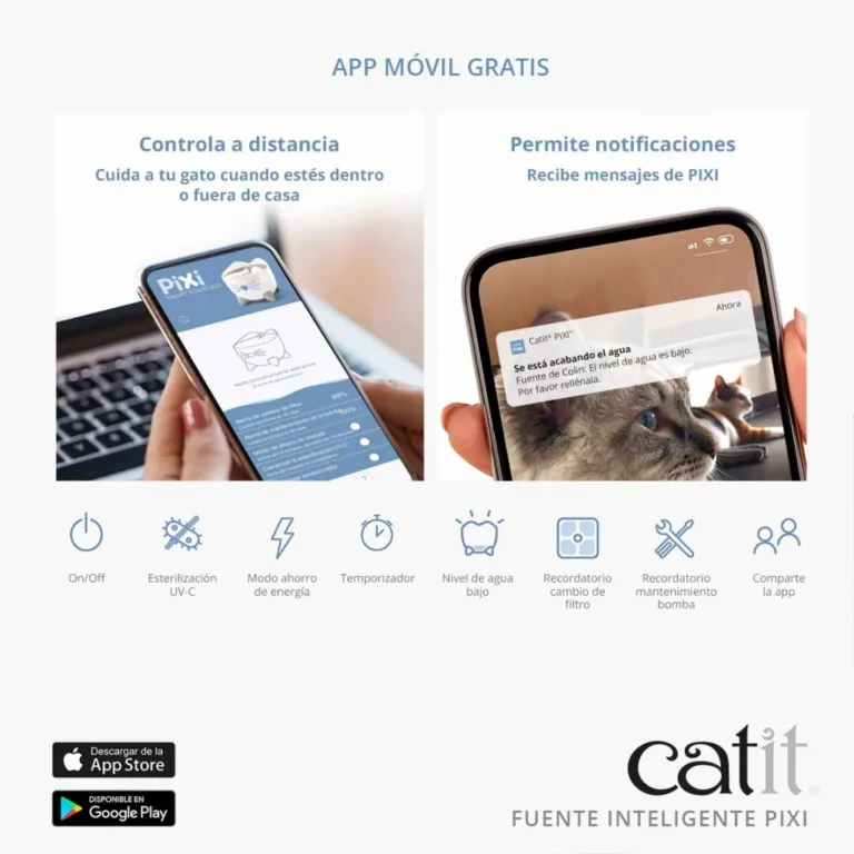 Catit Pixi Fuente Bebera Inteligente WIFI 2 Lts - Imagen 3