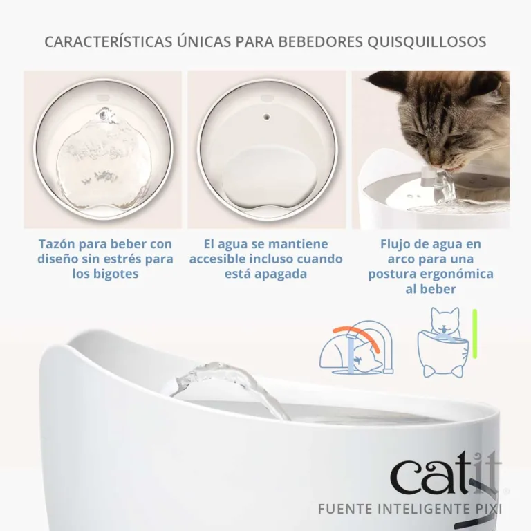 Catit Pixi Fuente Bebera Inteligente WIFI 2 Lts - Imagen 4
