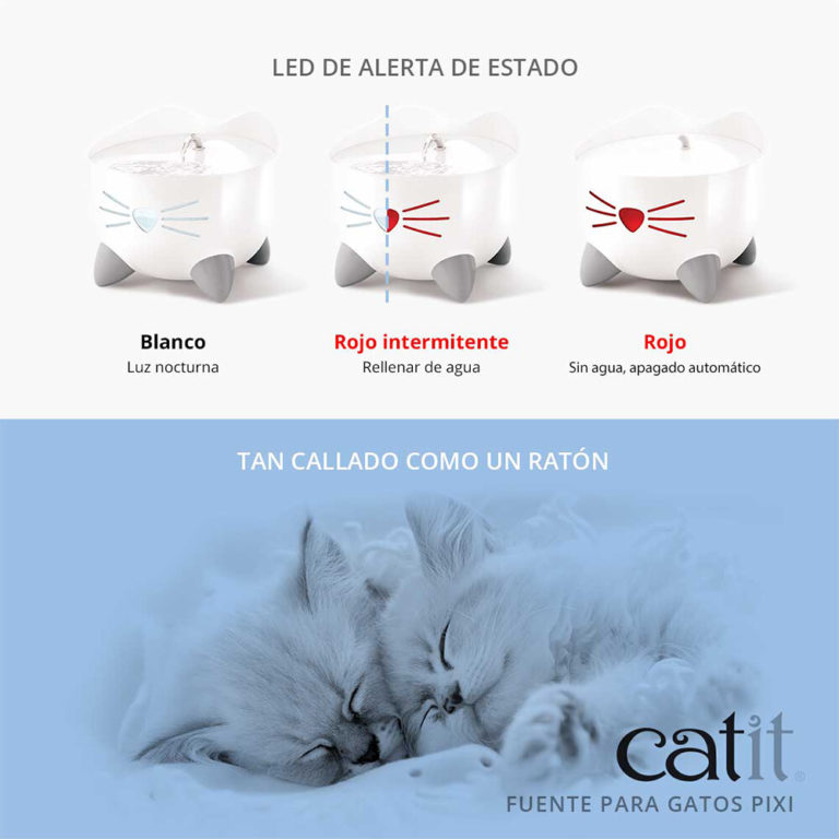 Catit Pixi Fuente Bebera Celeste - 2 Lts - Imagen 3