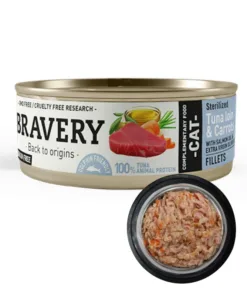 Alternative view of Bravery Humedo Lomo de Atún y Zanahorias Gato Esterilizado 70g
