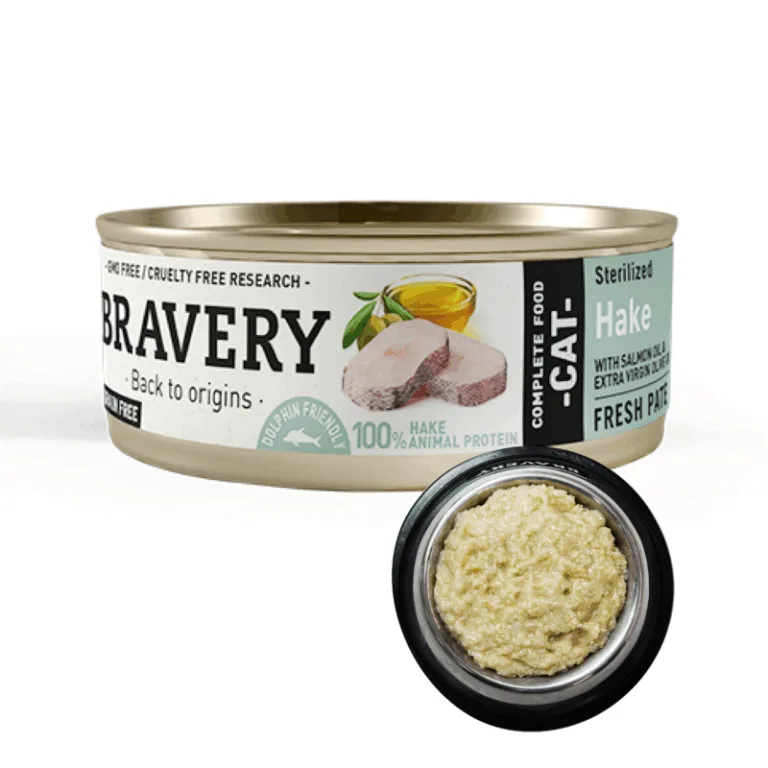 Bravery Humedo Merluza Gato Esterilizado 70g - Imagen 2