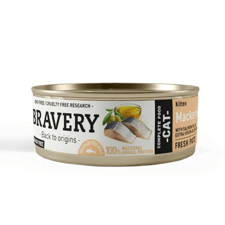 Bravery Humedo Caballa Kitten 70g
