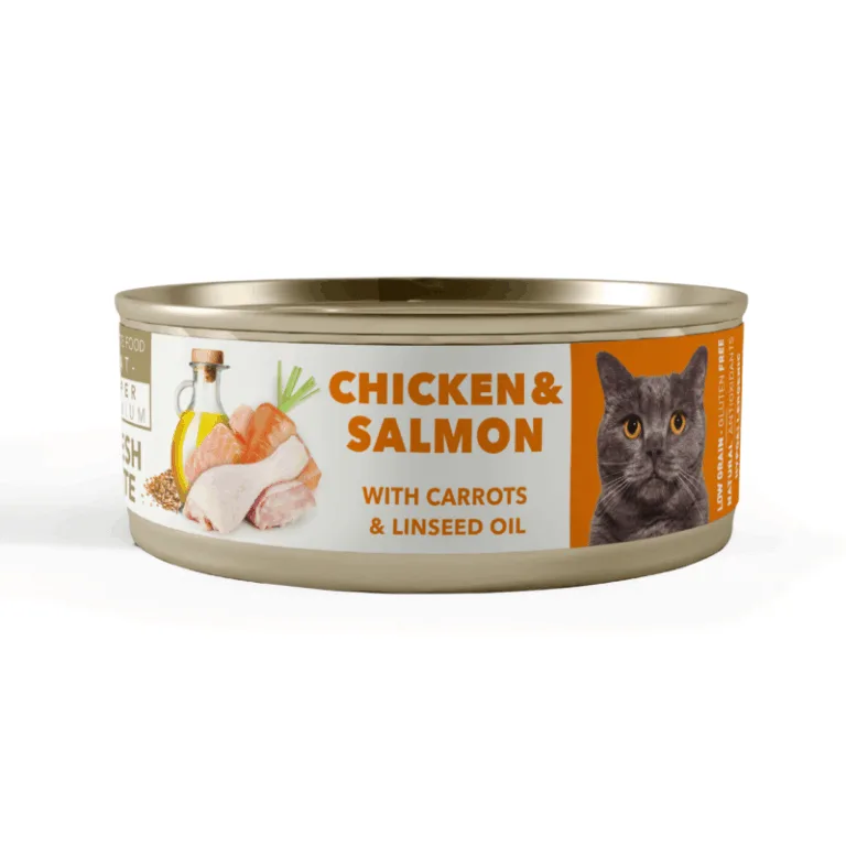 Amity Humedo Pollo y Salmóm Gato Adulto 80gr