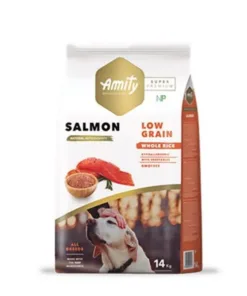 Amity Low Grain Perro Adulto – Salmon 14 kg