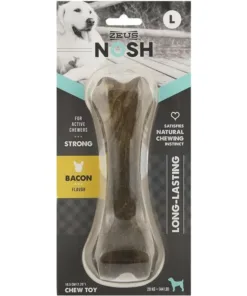 Zeus Nosh Hueso Duro para perros con Sabor Tocino L