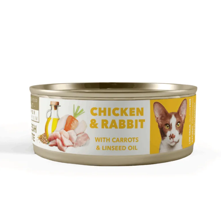 Amity Humedo Pollo y conejo Gato Esterilizado Adulto 80gr