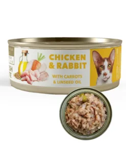 Alternative view of Amity Humedo Pollo y conejo Gato Esterilizado Adulto 80gr