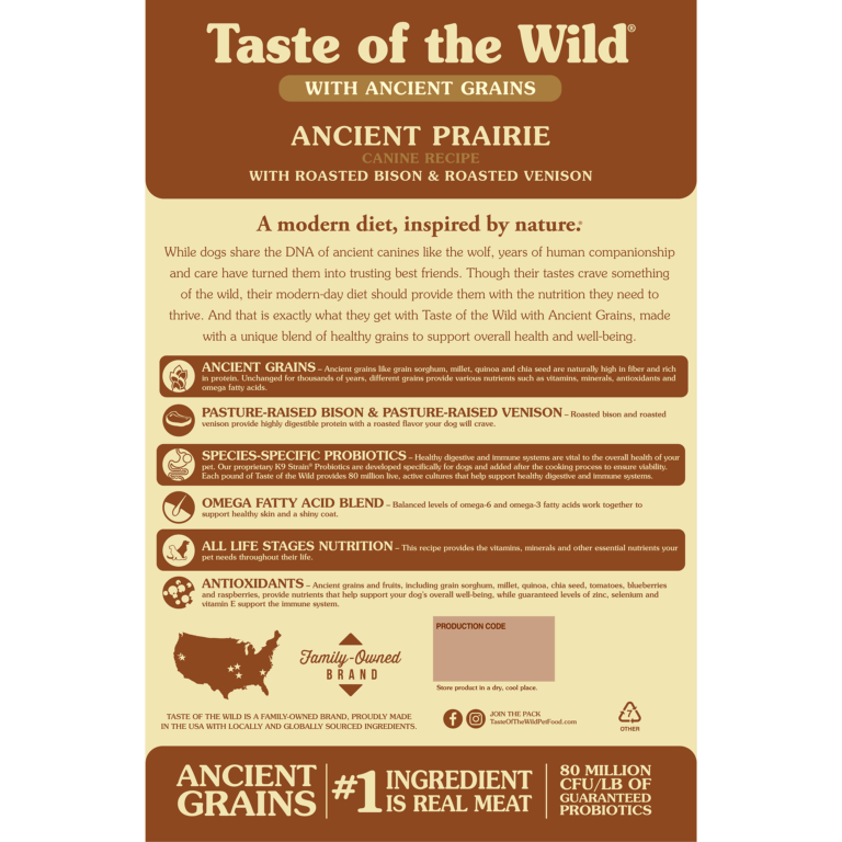 Taste of the Wild Ancient Prairie Granos Ancestrales 12,7 Kg - Imagen 2