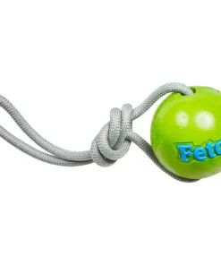 Planet Dog Fetch Pelota Verde Con Cuerda