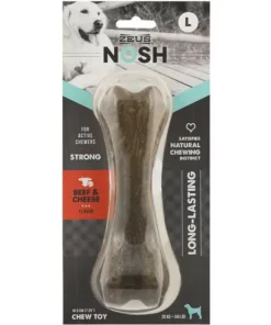 Zeus Nosh Hueso Duro para perros con Sabor Carne y Queso L