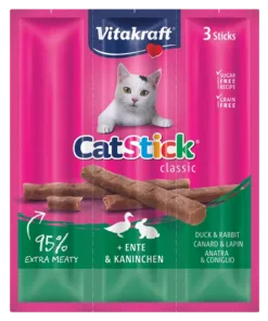 Vitakraft Cat Stick Healthy Conejo y Pato 3 Ud