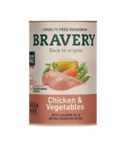 Bravery Húmedo Pollo Y Vegetales 290Gr