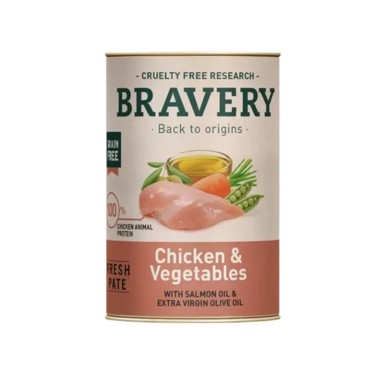 Bravery Húmedo Pollo Y Vegetales 290Gr