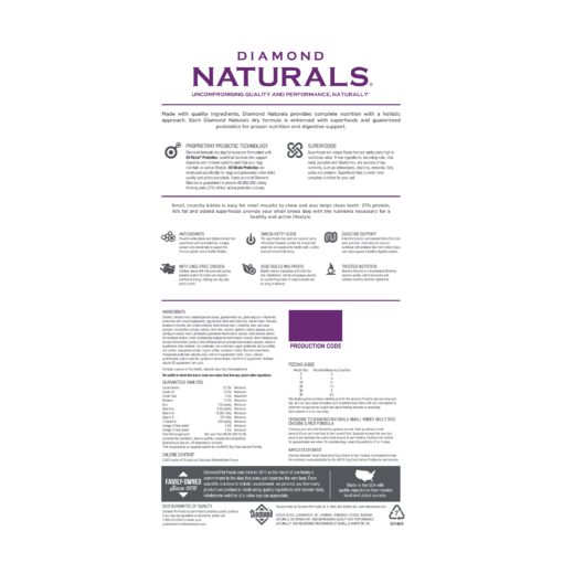 Diamond Naturals Adulto Razas Pequeñas 15 kg - Imagen 2