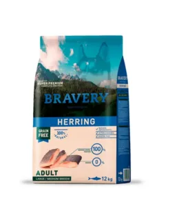 Bravery Adulto Raza Mediana/Grande -Arenque 12 kg