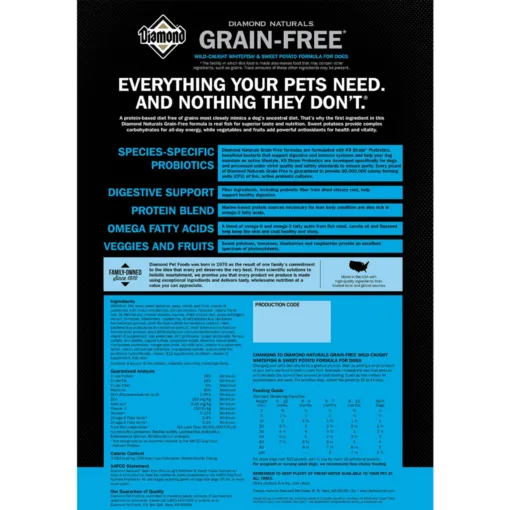 Diamond Naturals Libre de Grano Pescado Blanco 12,7 kg - Imagen 2