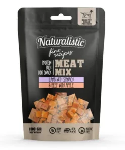 Naturalistic Cubos Cordero con Espinaca / Carne Res con Manzana 100 gr
