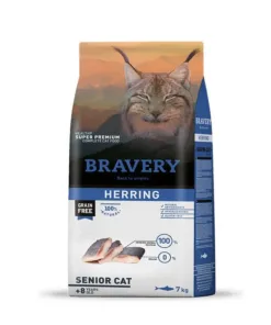 Bravery Gato Senior – Arenque 7 kg