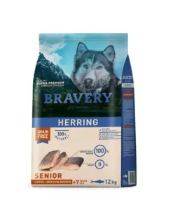 Bravery Senior Raza Mediana/Grande -Arenque 12 kg