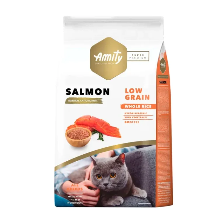 Amity Low Grain Gato – Salmon 7 kg