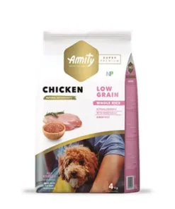 Amity Low Grain Perro Adulto -  Pollo 4 kg