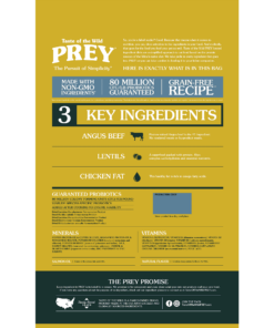 Alternative view of Taste of the Wild PREY Angus Gato 2,7 kg