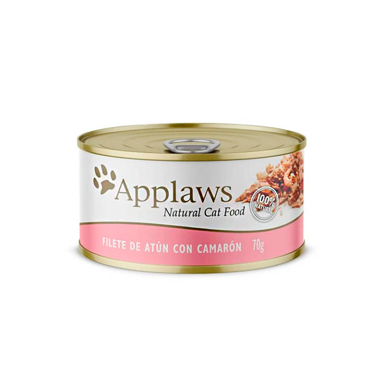 Applaws Gato Filete de atún-camarón con caldito 70gr