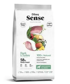 Sense - Perro Light /Senior Pavo y Pato 12 kg