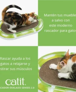 Alternative view of Catit Rasguñador Ovalado Carton Para Gato