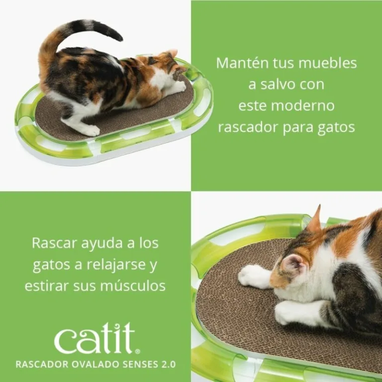 Catit Rasguñador Ovalado Carton Para Gato - Imagen 2