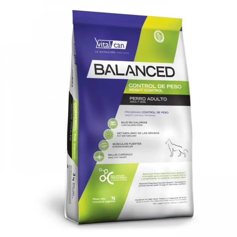 Balanced - Perro Control de Peso  20 kg