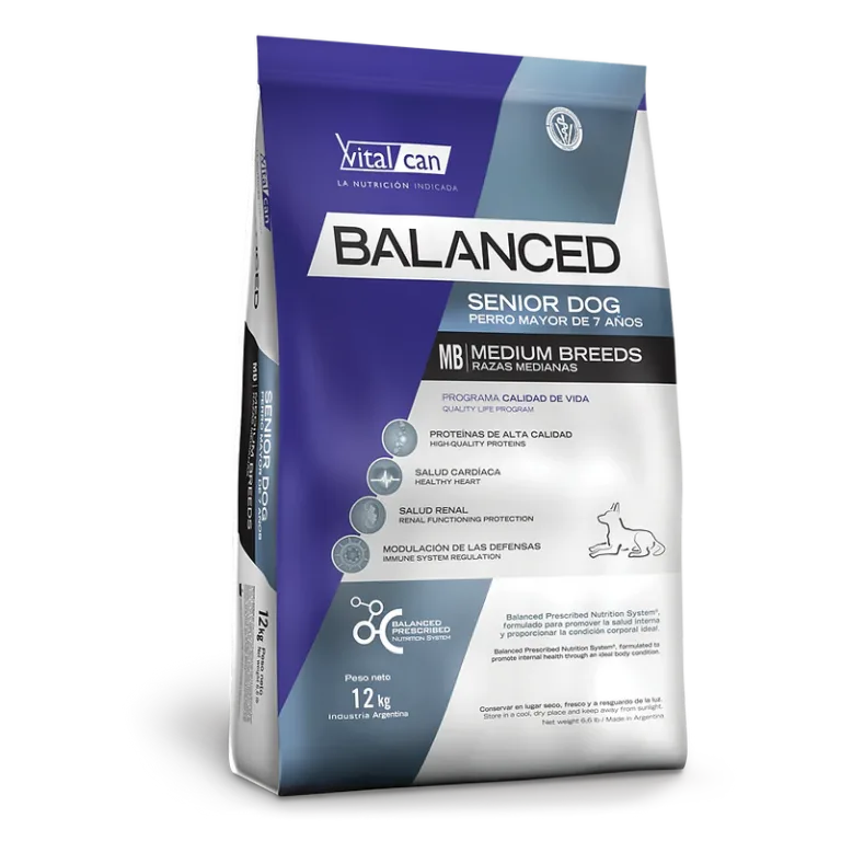 Balanced - Perro Senior Raza Mediana 12 kg