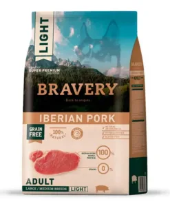 Bravery Adulto Raza Mediana/Grande Light - Cerdo Iberico 4 kg
