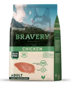 Bravery Adulto Raza Mediana/Grande - Pollo 4 kg