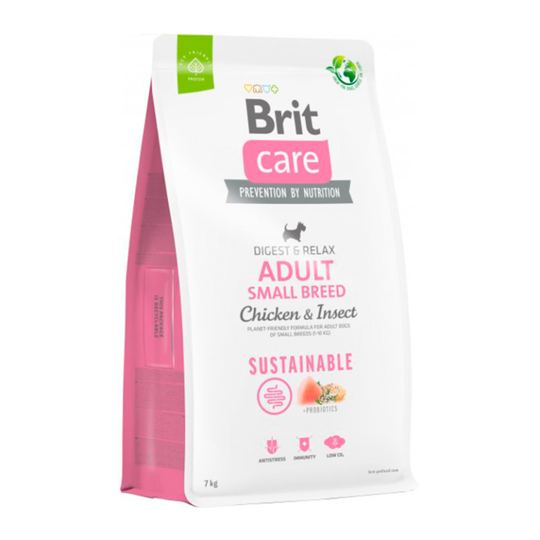 Brit Care - Insecto & Pollo Adulto Raza Pequeña 7 kg