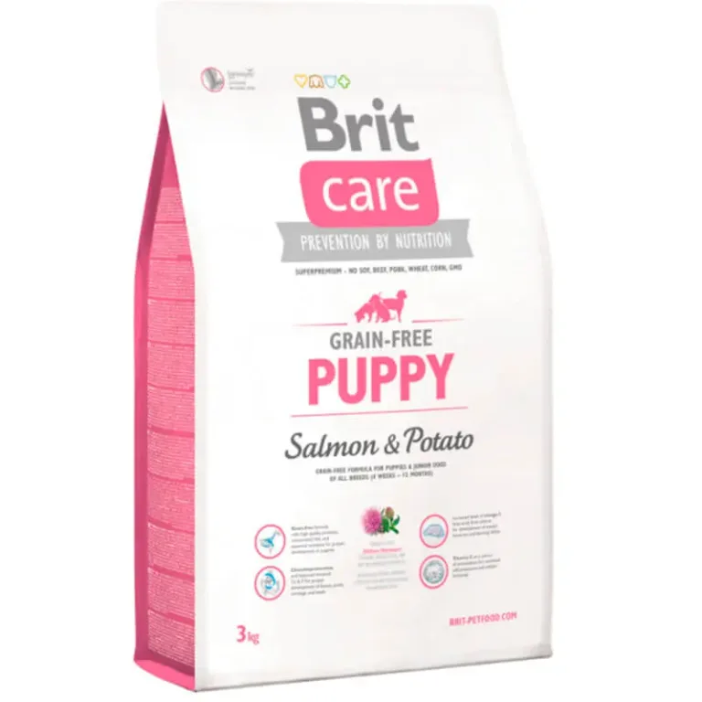 Brit Care - Grain Free Cachorro Salmon 3 kg