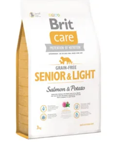Brit Care - Grain Free Senior & Light Salmon 3 kg