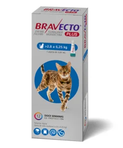Bravecto Plus Pipeta Antiparasitaria Gatos 2.8 a 6.25 kg
