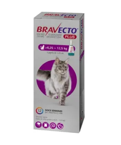 Bravecto Plus Pipeta Antiparasitaria Gatos 6.25 a 12.5 kg