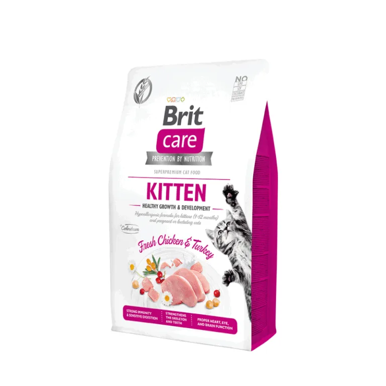 Brit Care – Grain Free Kitten Pavo & Pollo 2 kg
